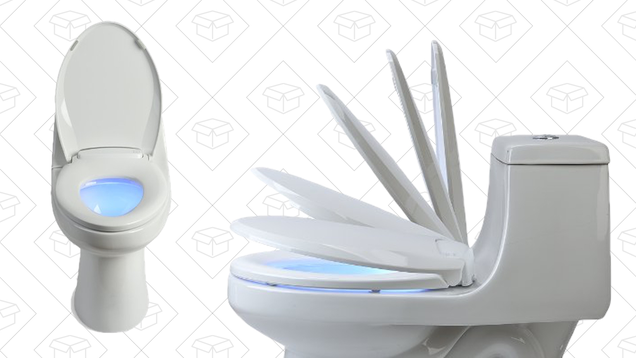 Brondell L60-RW LumaWarm Heated Nightlight Round Toilet Seat | $110 | AmazonBrondell L60-EW LumaWarm Heated Nightlight Elongated Toilet Seat | $110 | Amazon
